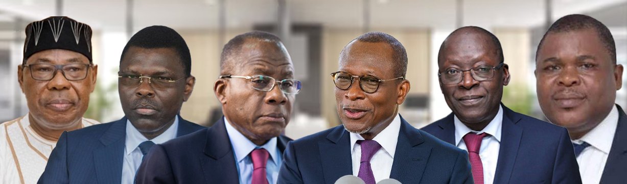 Talon, Yayi, Houngbédji, Djogbénou, Bio Tchané et Hounkpè, les maîtres du jeu