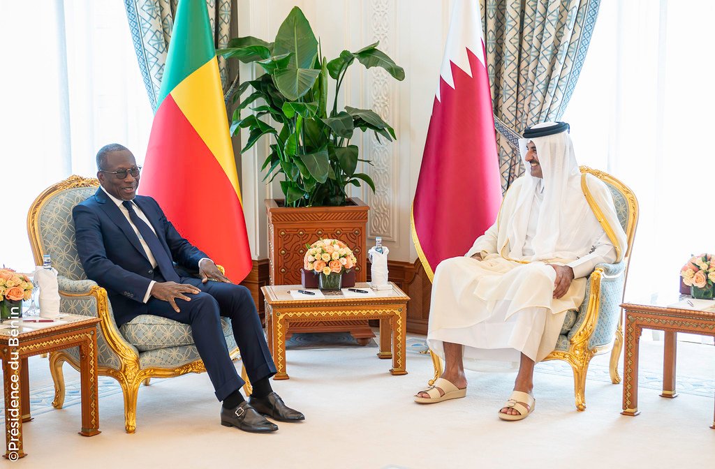 Le Président Patrice TALON et l'Émir du Qatar, Cheikh Tamim bin Hamad Al Thani, donnent une nouvelle impulsion à la coopération bilatérale