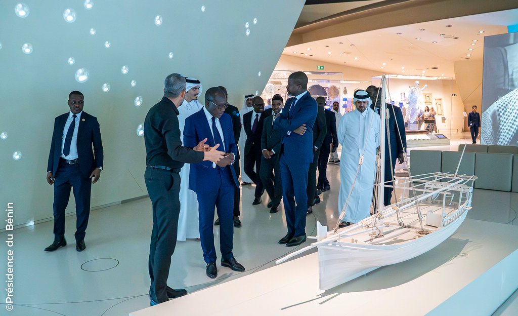 Le Président Patrice TALON au Musée national du Qatar