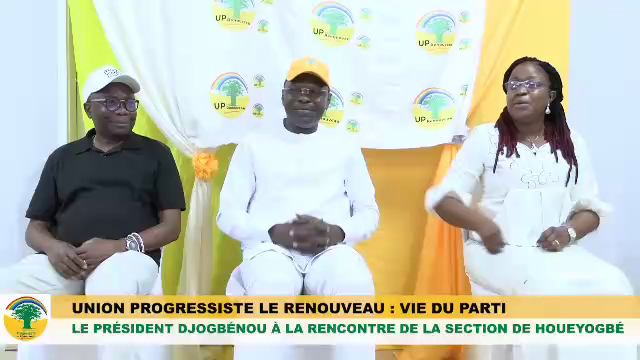 DJOGBÉNOU au contact des responsables de la section UP le Renouveau
