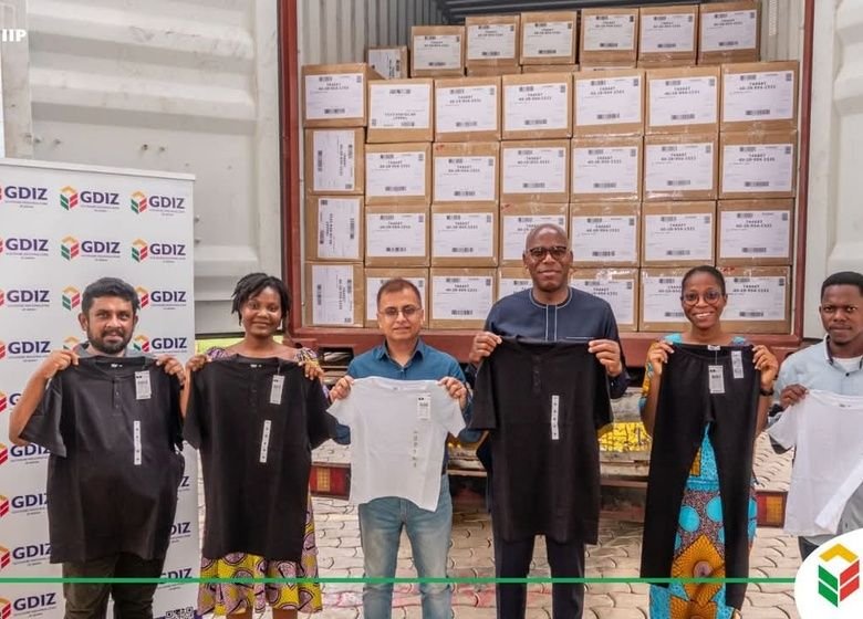 GEMO choisit la GDIZ pour sa production textile avec un  premier envoi de 50 000 vêtements