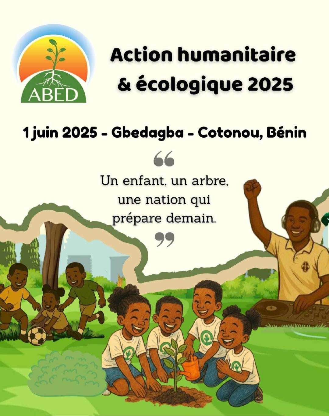 L’ABED et les enfants préparent un avenir vert pour tous