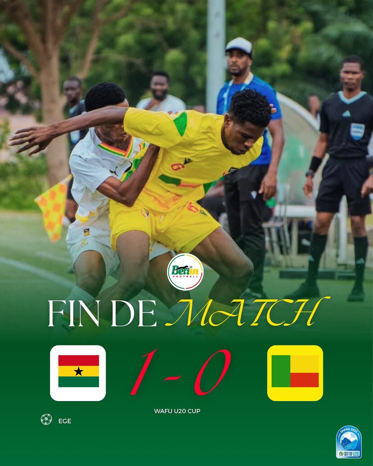 Fin de parcours pour les Guépards U20