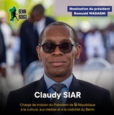 Claudy Siar entre à la Présidence