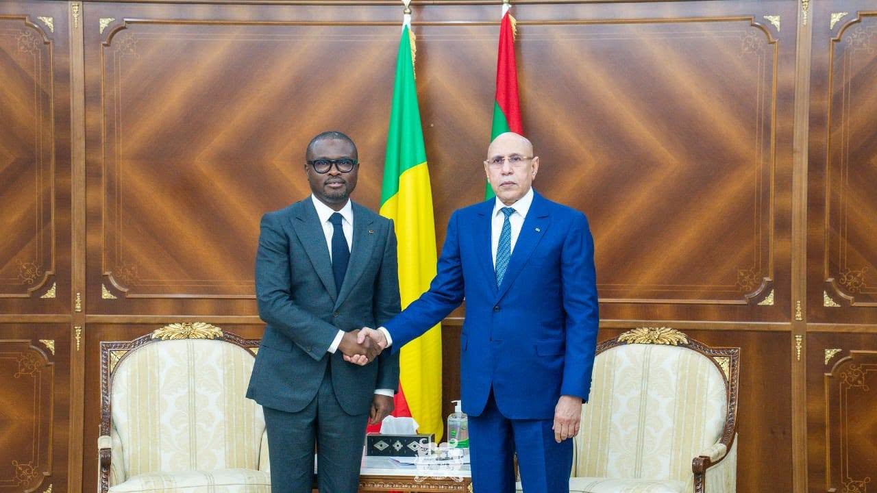 Romuald Wadagni reçu en audience par le Président Mohamed Ould Ghazouani