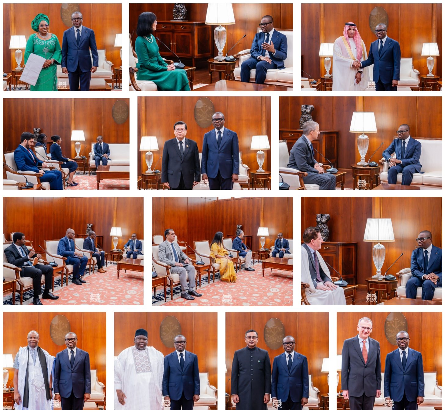Treize nouveaux ambassadeurs officiellement accrédités auprès du Bénin