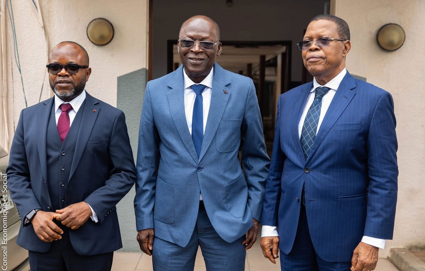 Bio Tchané élu président du CES, Conrad Gbaguidi 1er vice-président et Pascal Essou 2ème vice-président