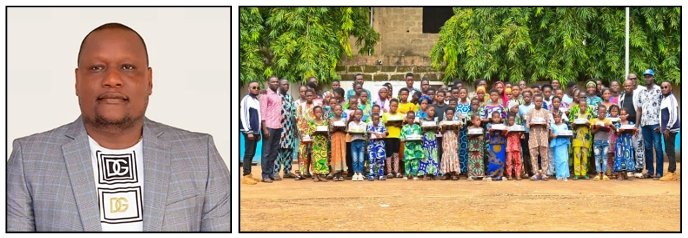 Porto-Novo : Clément Hounkpè et la Ligue des Jeunes redonnent le sourire aux enfants démunis