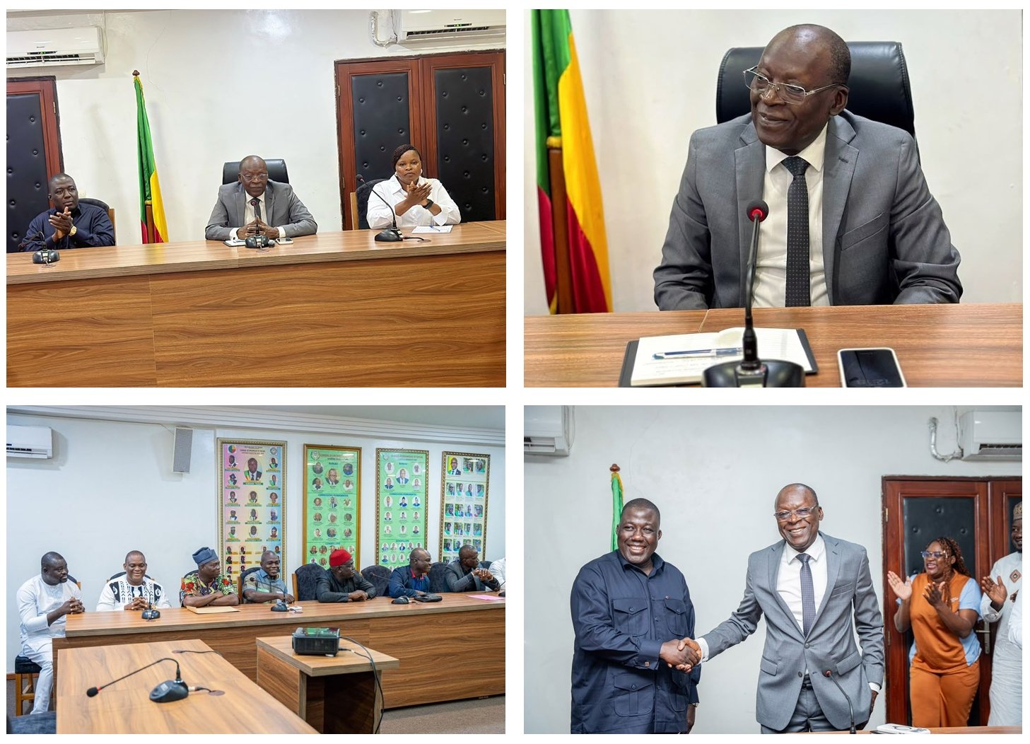 Abdoulaye Bio Tchané échange avec la jeunesse du Bloc Républicain