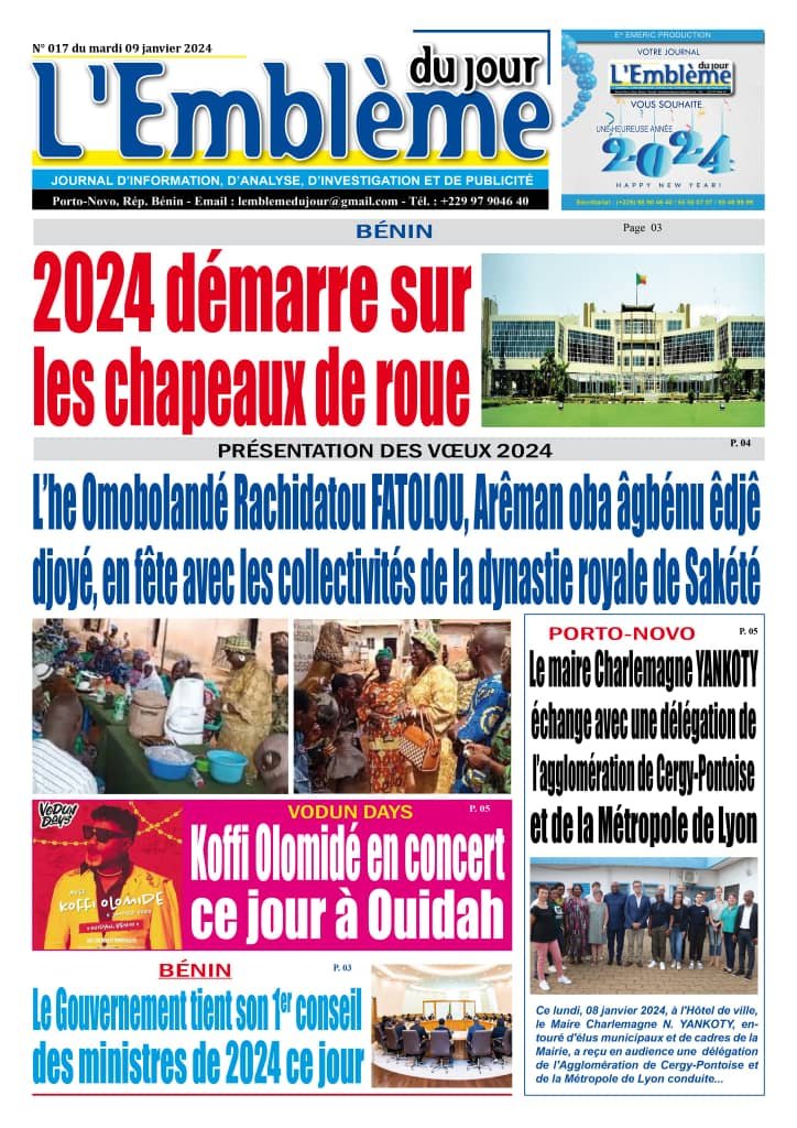 Parution du 09/01/2024
