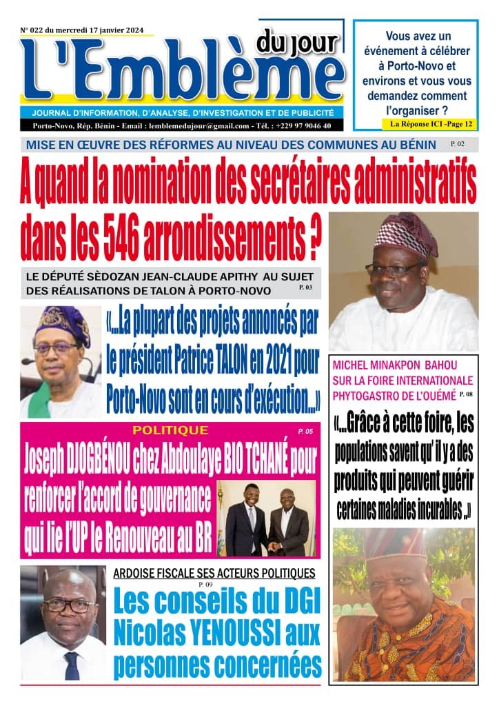 Parution du 17/01/2024