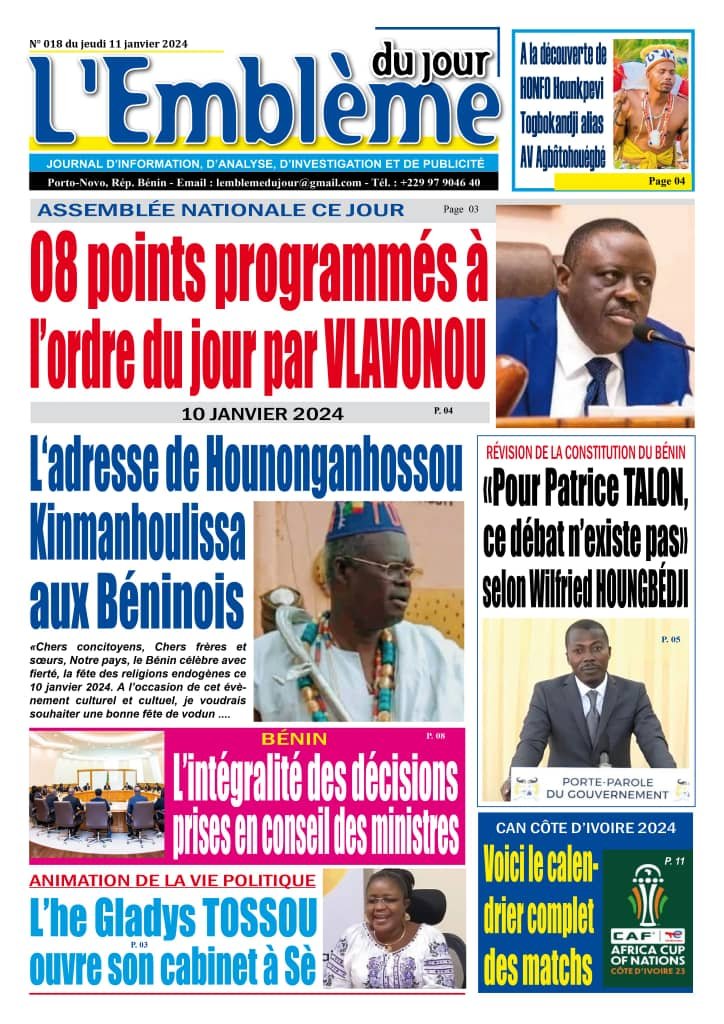 Parution du 11/01/2024