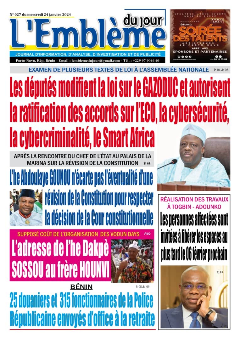 Parution du 24/01/2024