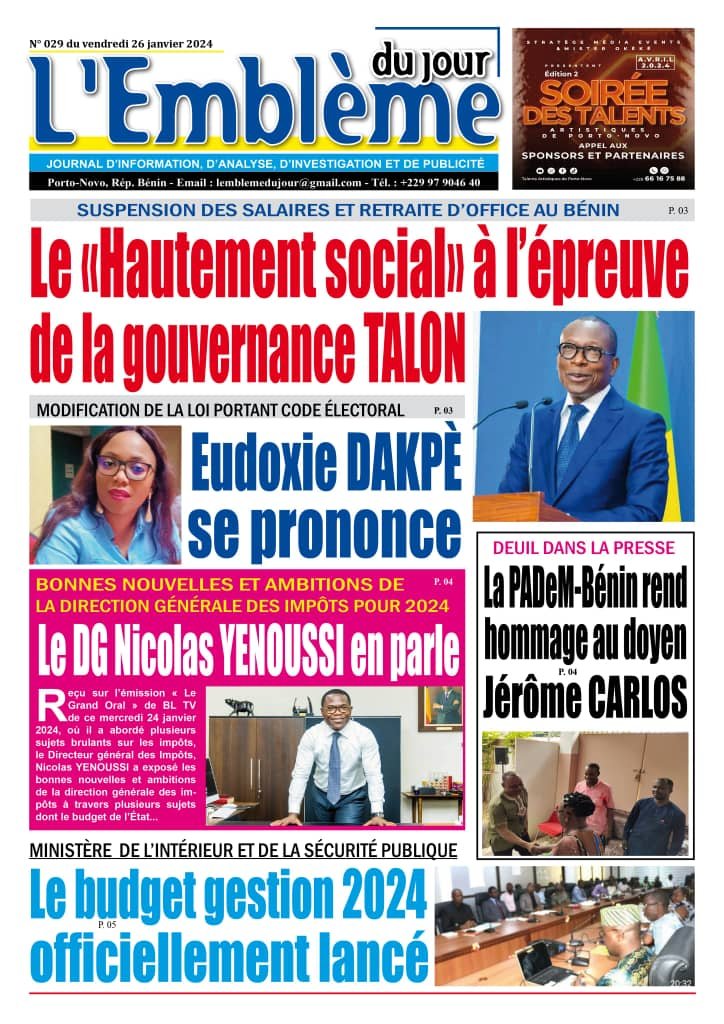 Parution du 26/01/2024