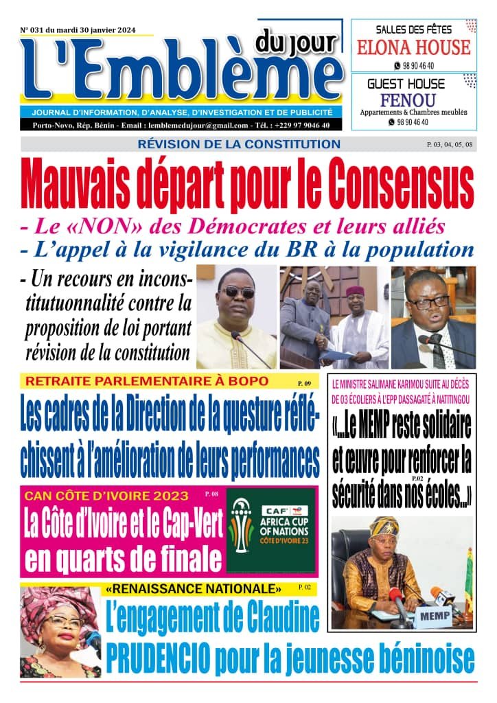 Parution du 30/01/2024