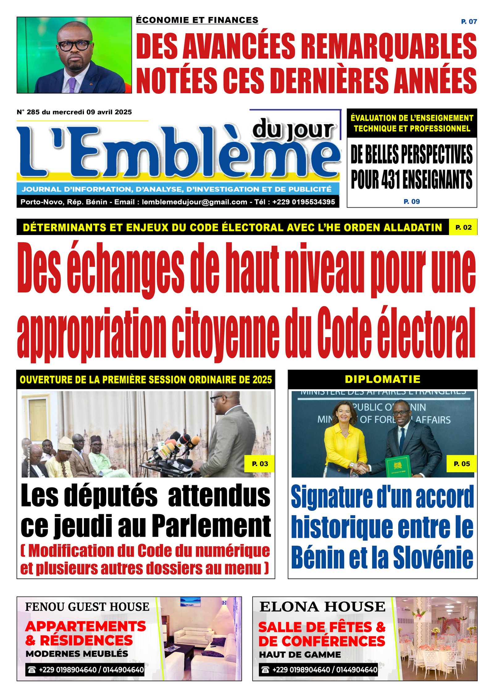Parution du 09/04/2025