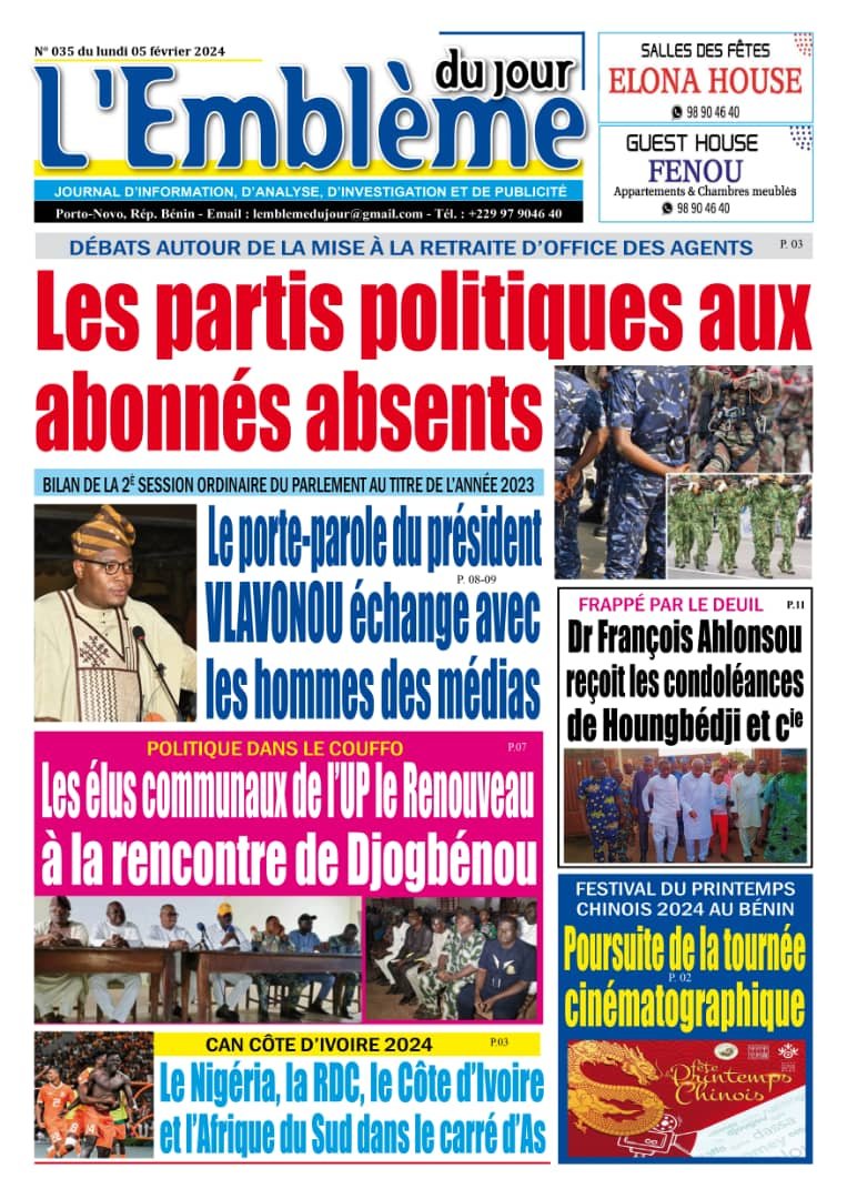 Parution du 05/02/2024