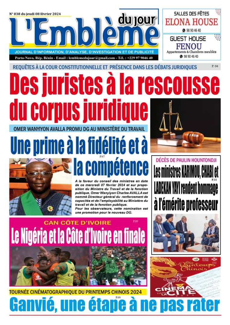 Parution du 08/02/2024