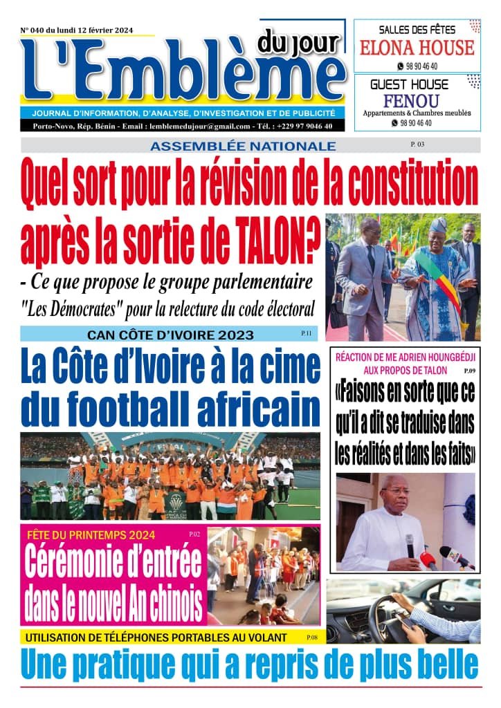 Parution du 12/02/2024