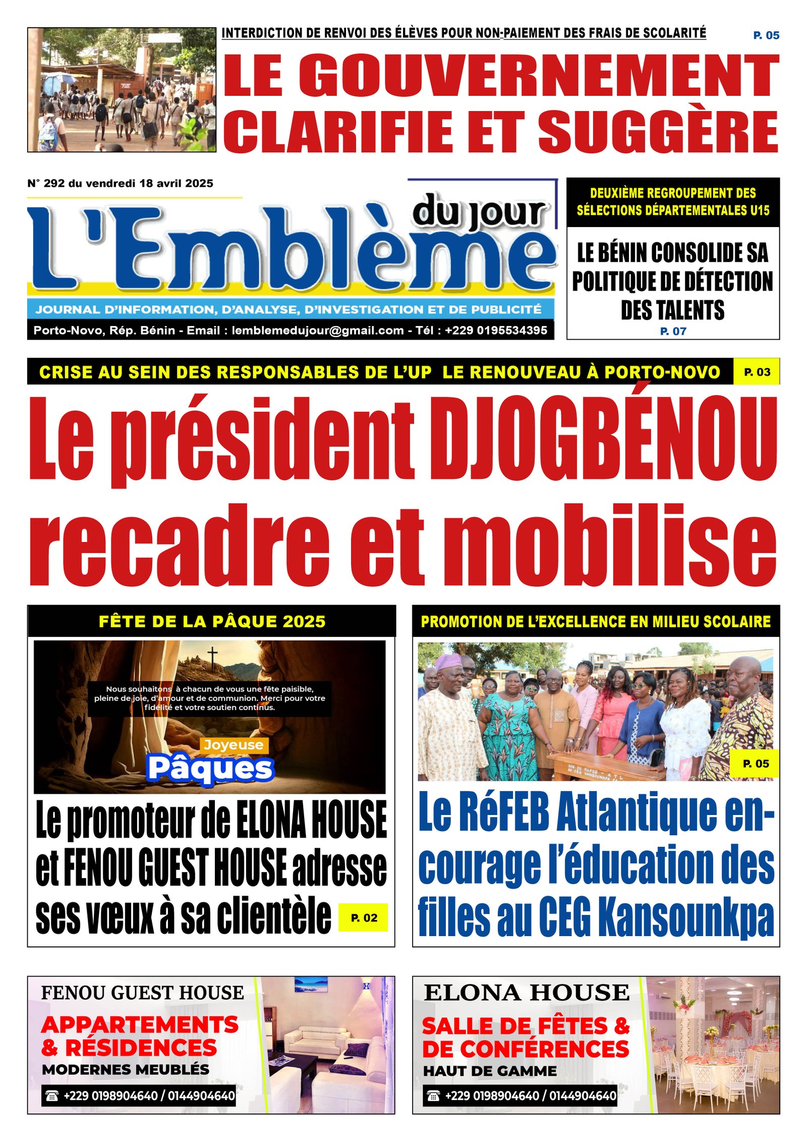 Parution du 18/04/2025