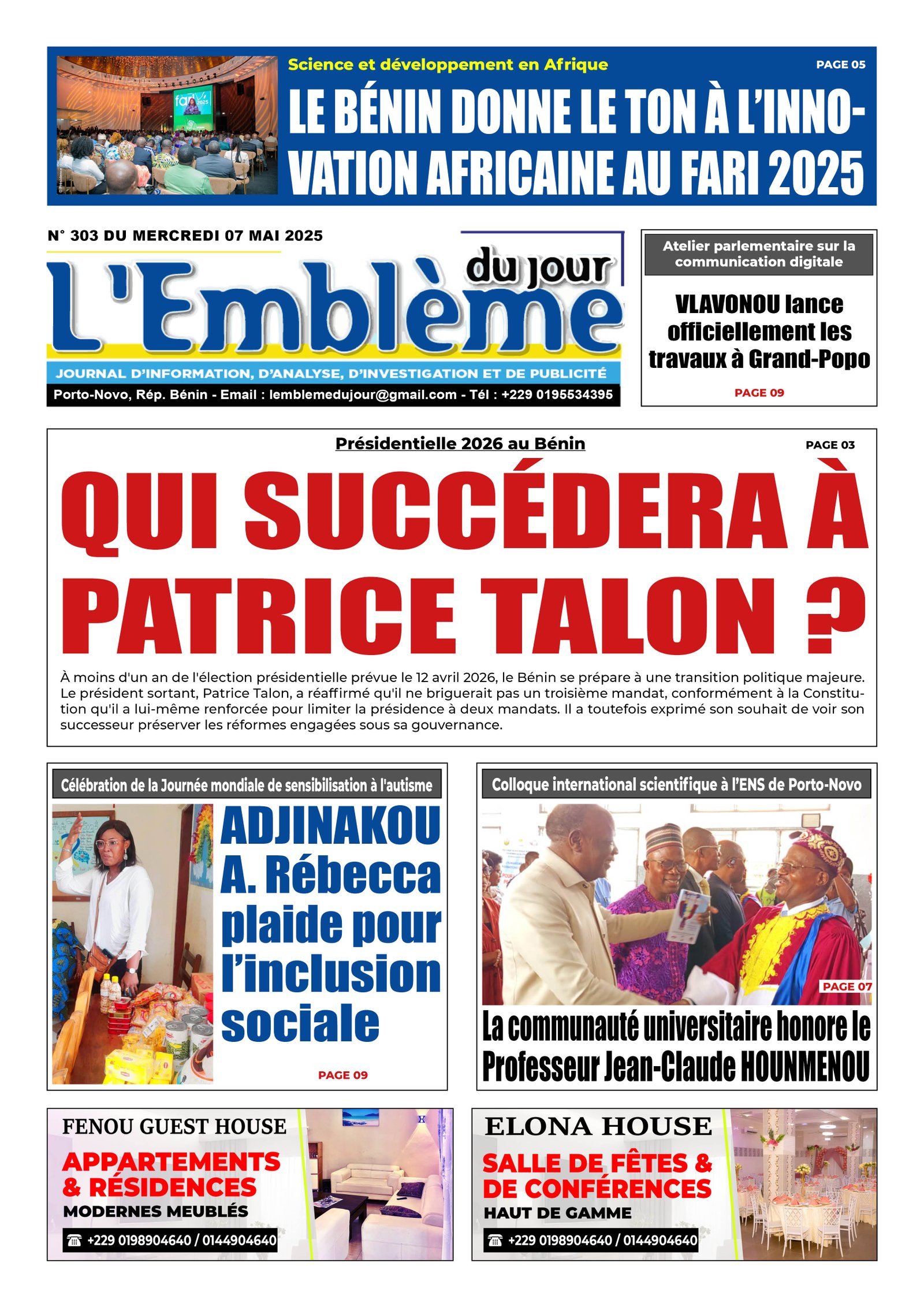 Parution du 07/05/2025