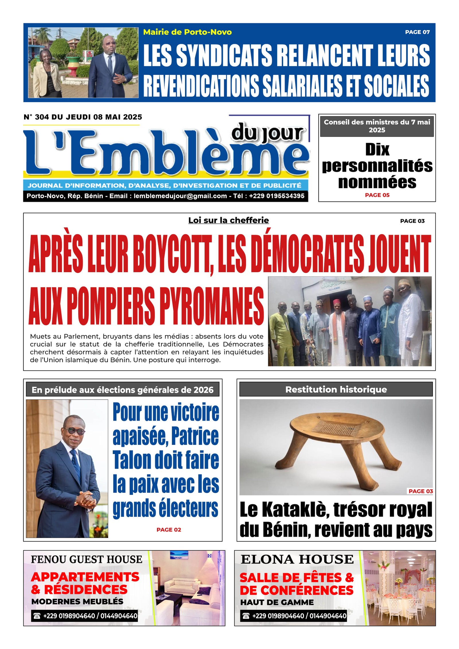 Parution du 08/05/2025
