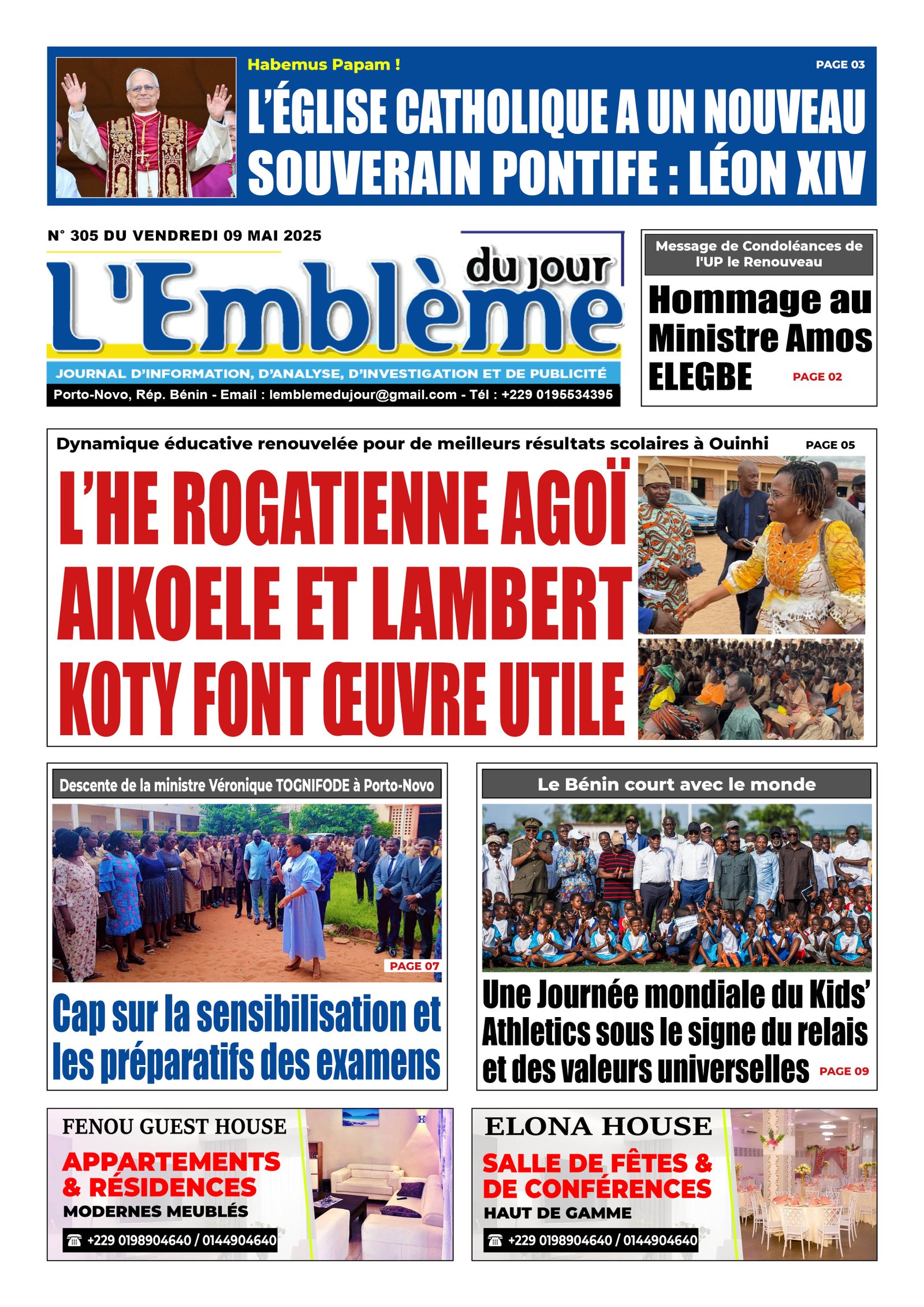 Parution du 09/05/2025