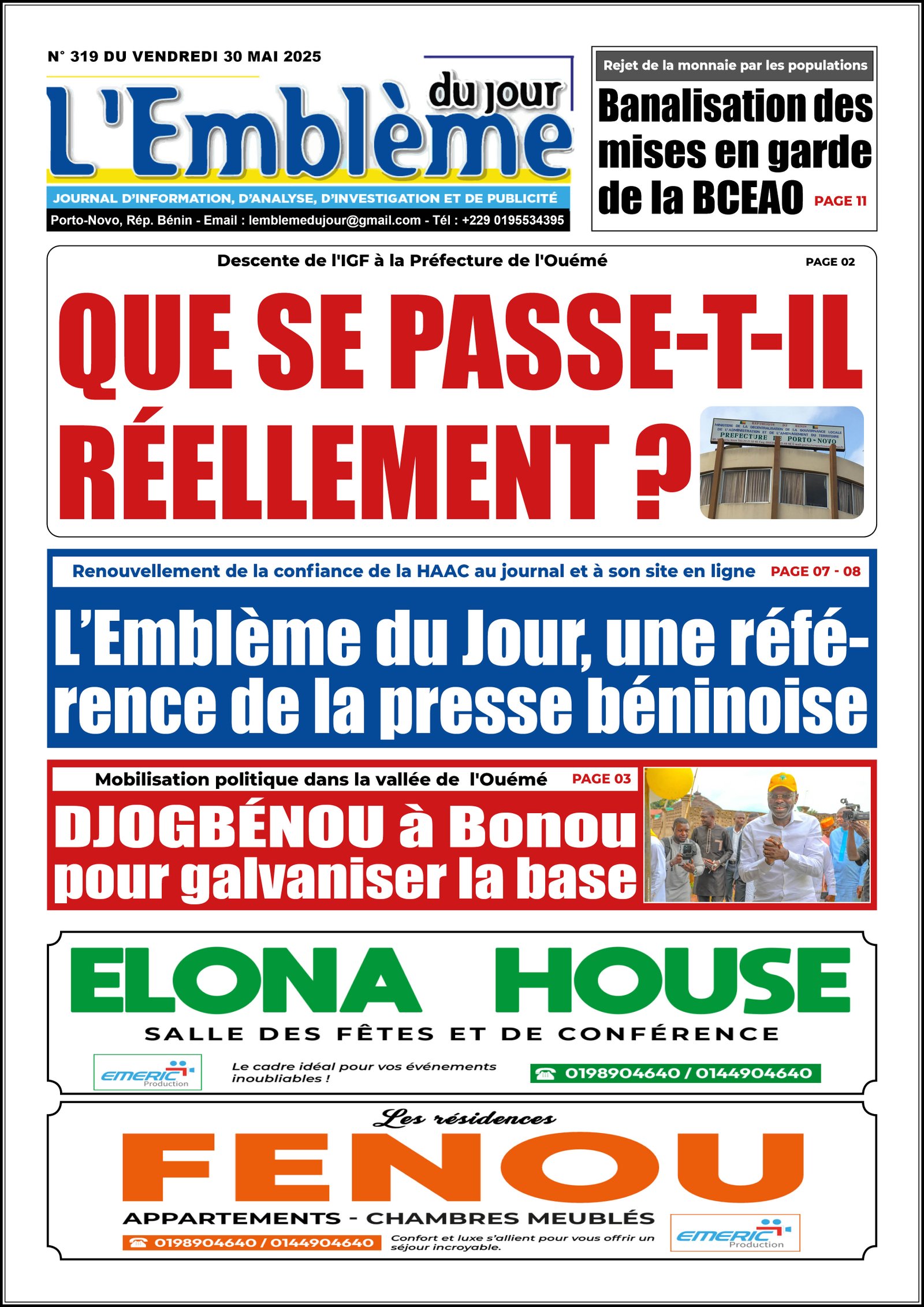 Parution du 30/05/2025