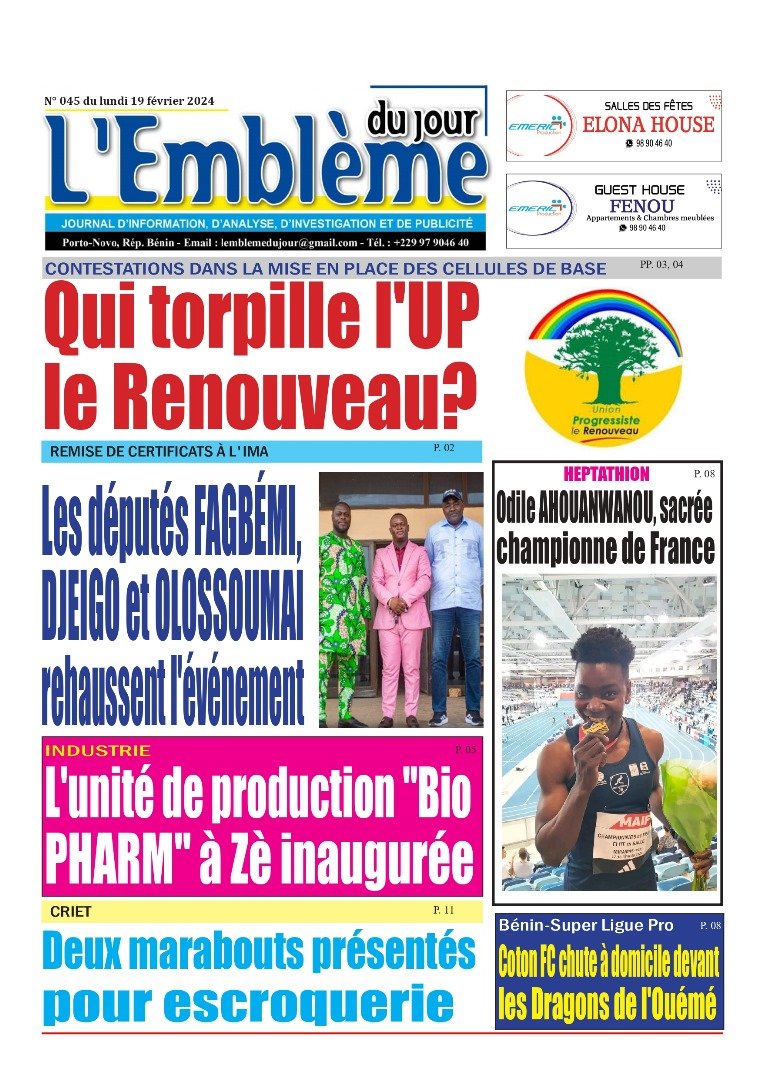 Parution du 19/02/2024