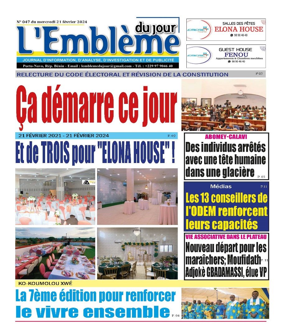 Parution du 21/02/2024