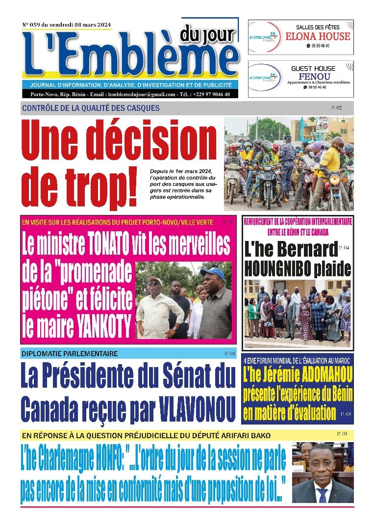Parution du 08/03/2024