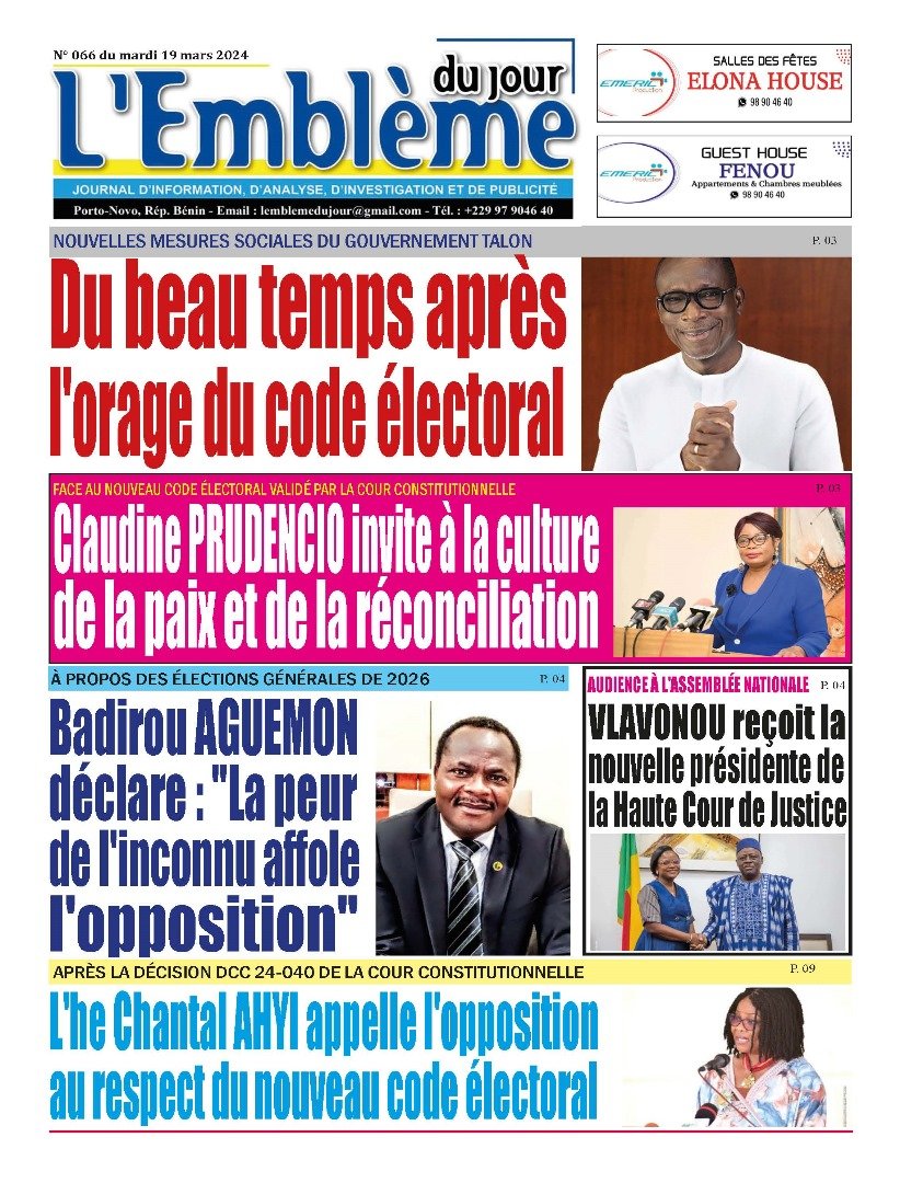 Parution du 19/03/2024