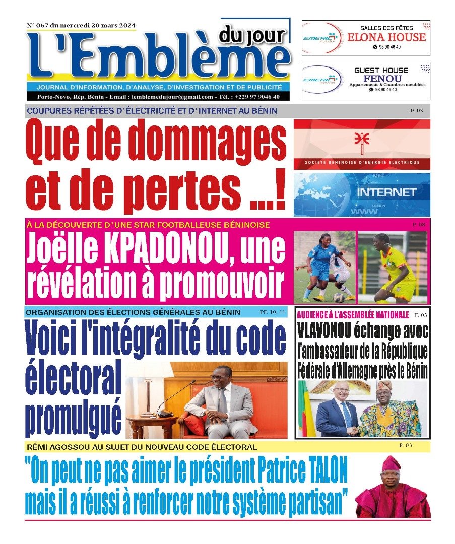 Parution du 20/03/2024
