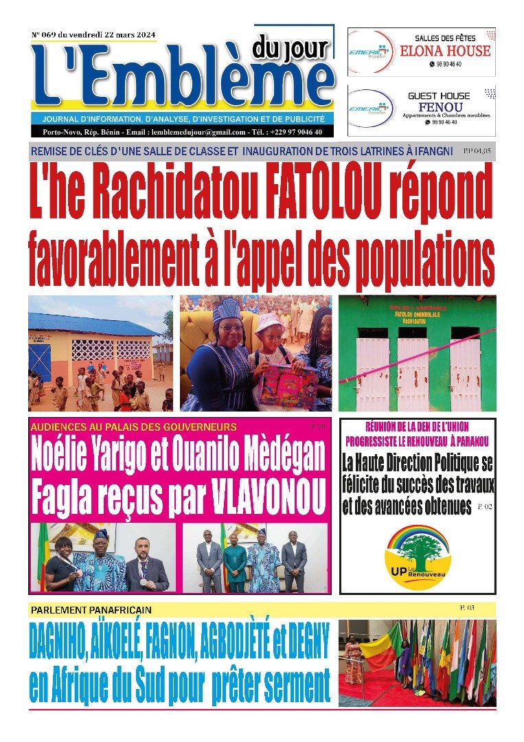 Parution du 22/03/2024