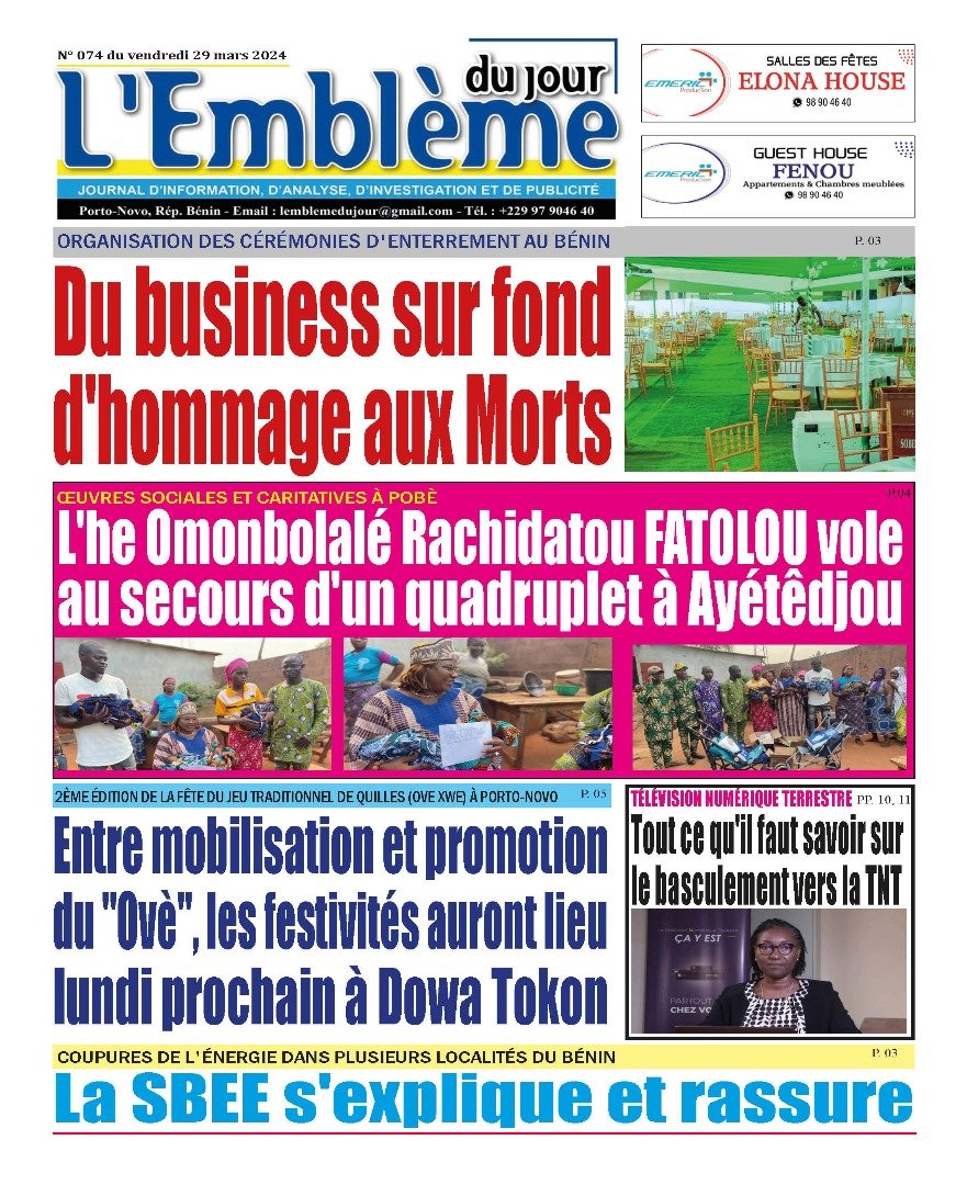 Parution du 29/03/2024