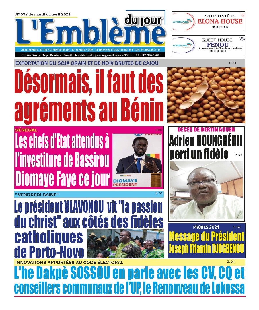 Parution du 02/04/2024