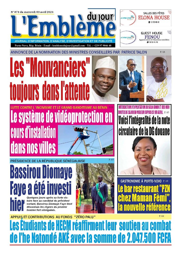 Parution du 03/04/2024