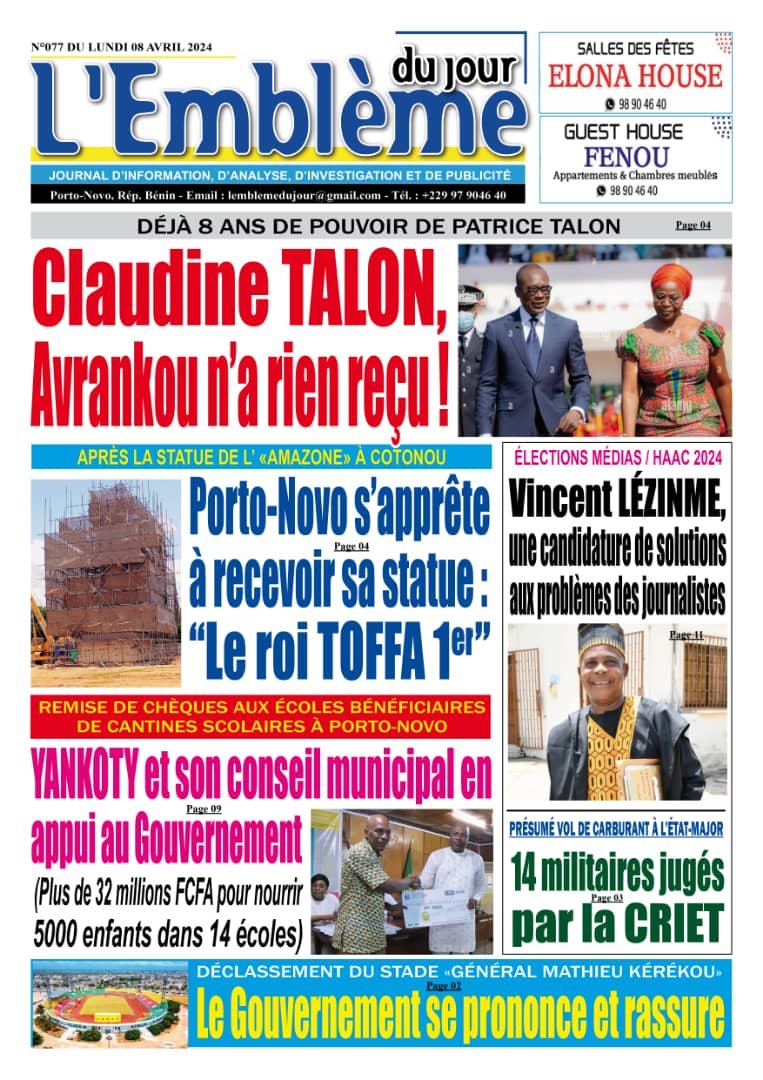 Parution du 08/04/2024