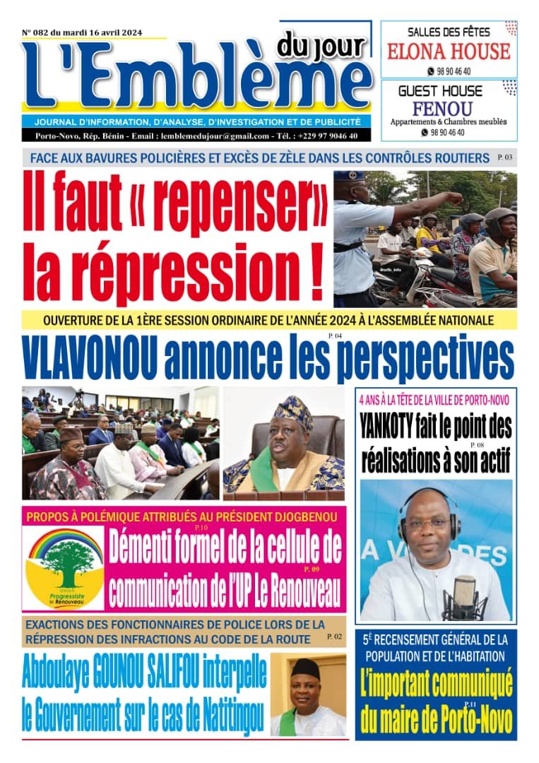 Parution du 16/04/2024