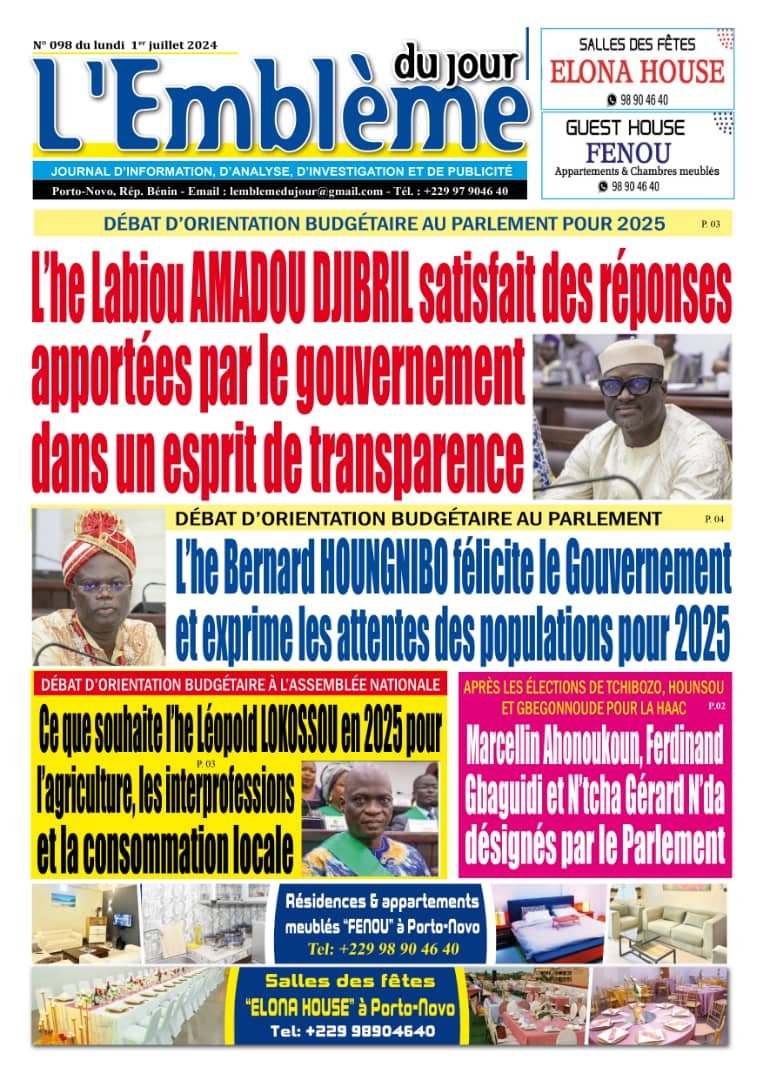 Parution du 01/07/2024