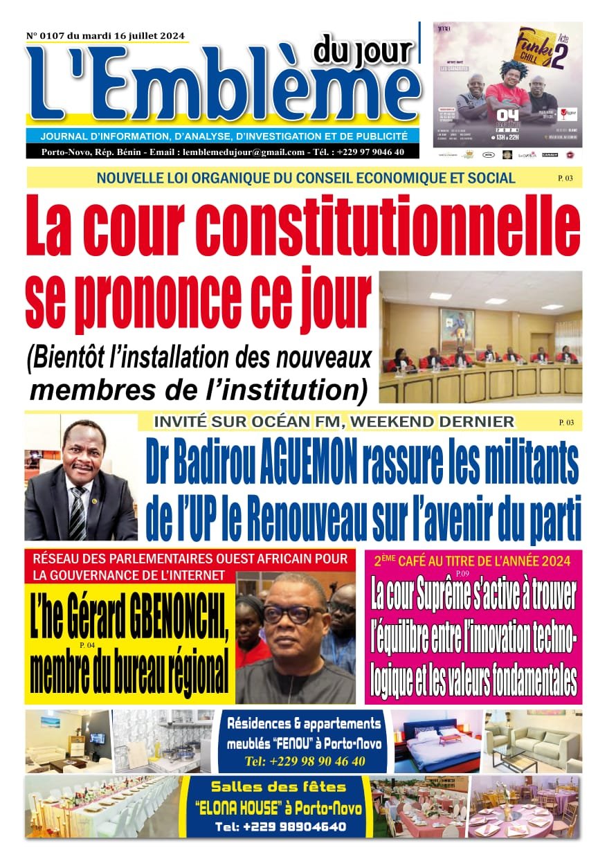 Parution du 16/07/2024