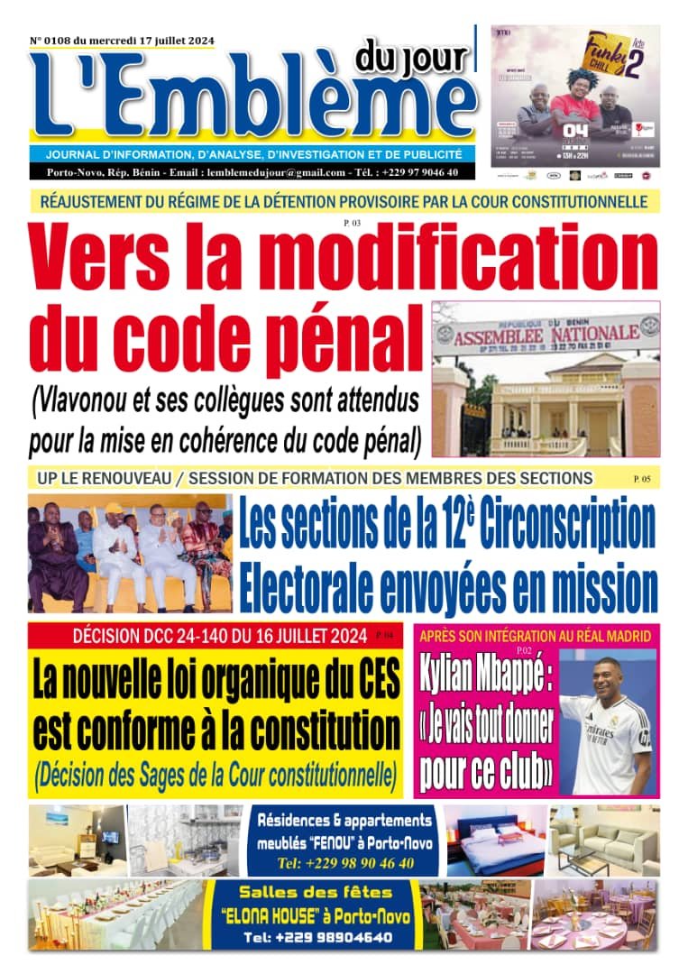 Parution du 17/07/2024