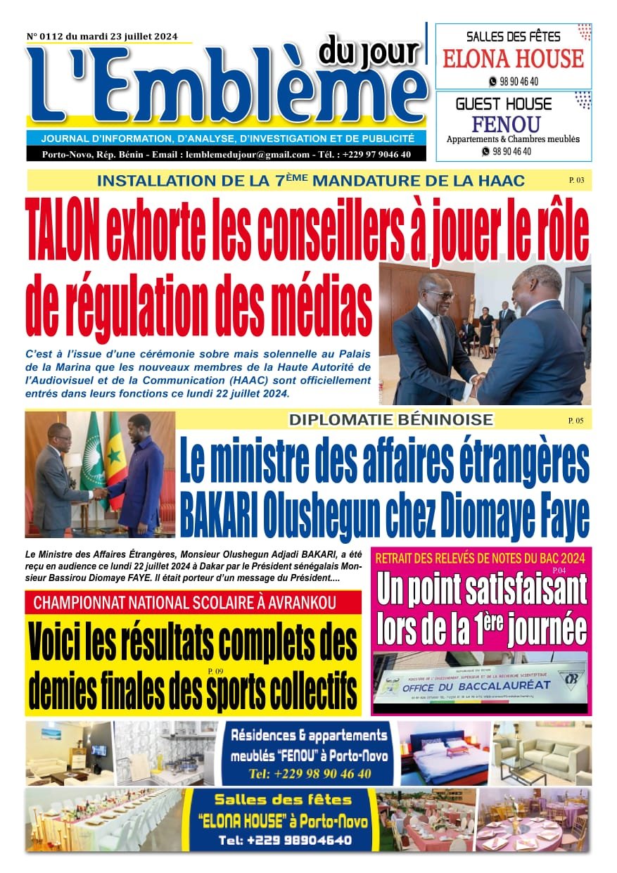 Parution du 23/07/2024