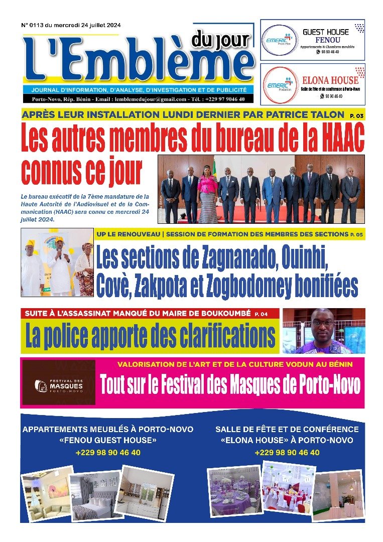 Parution du 24/07/2024