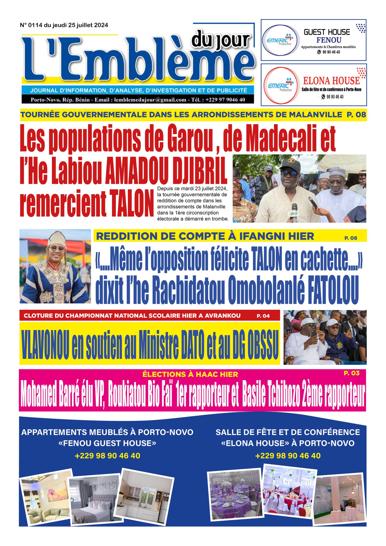 Parution du 25/07/2024