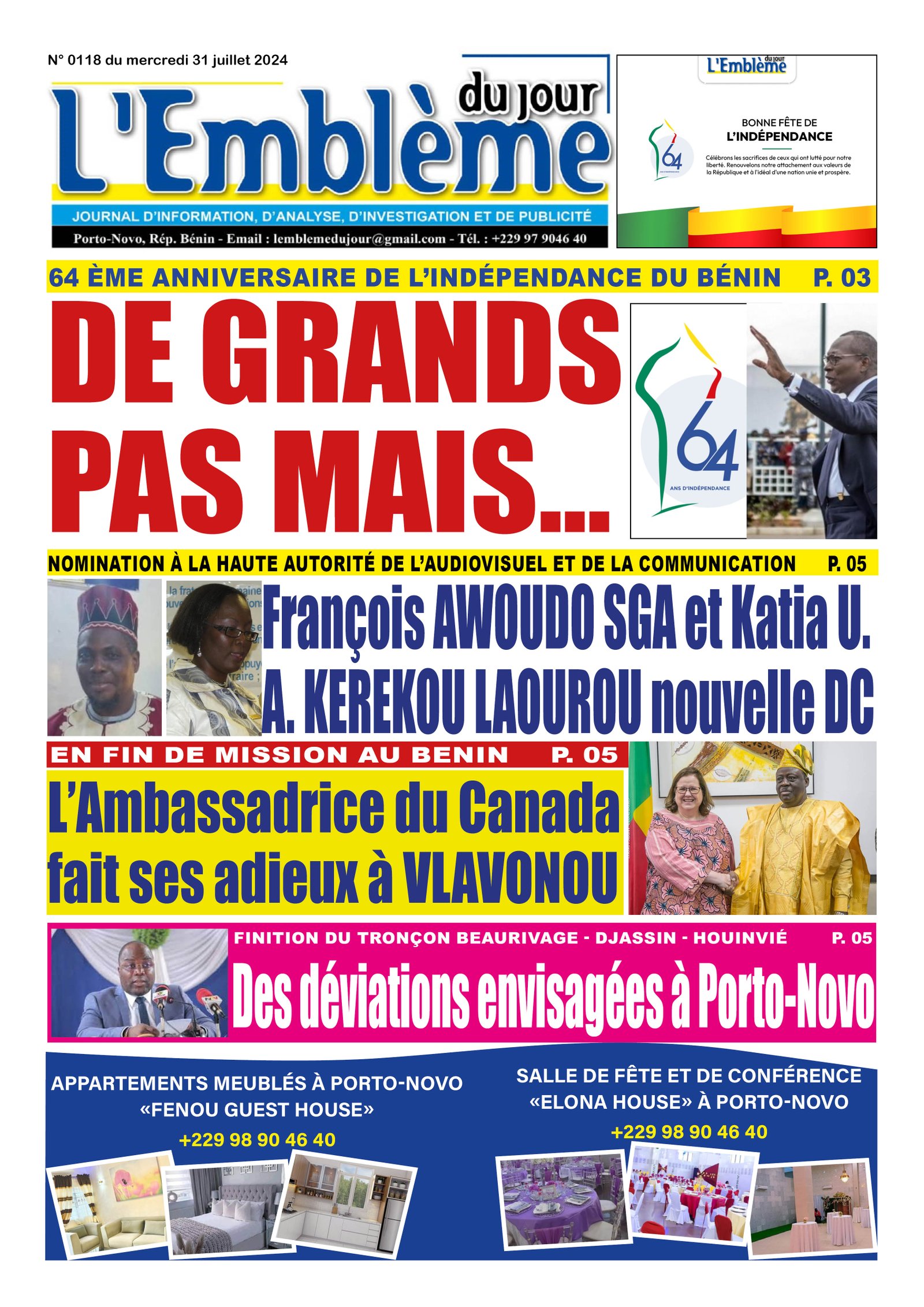 Parution du 31/07/2024
