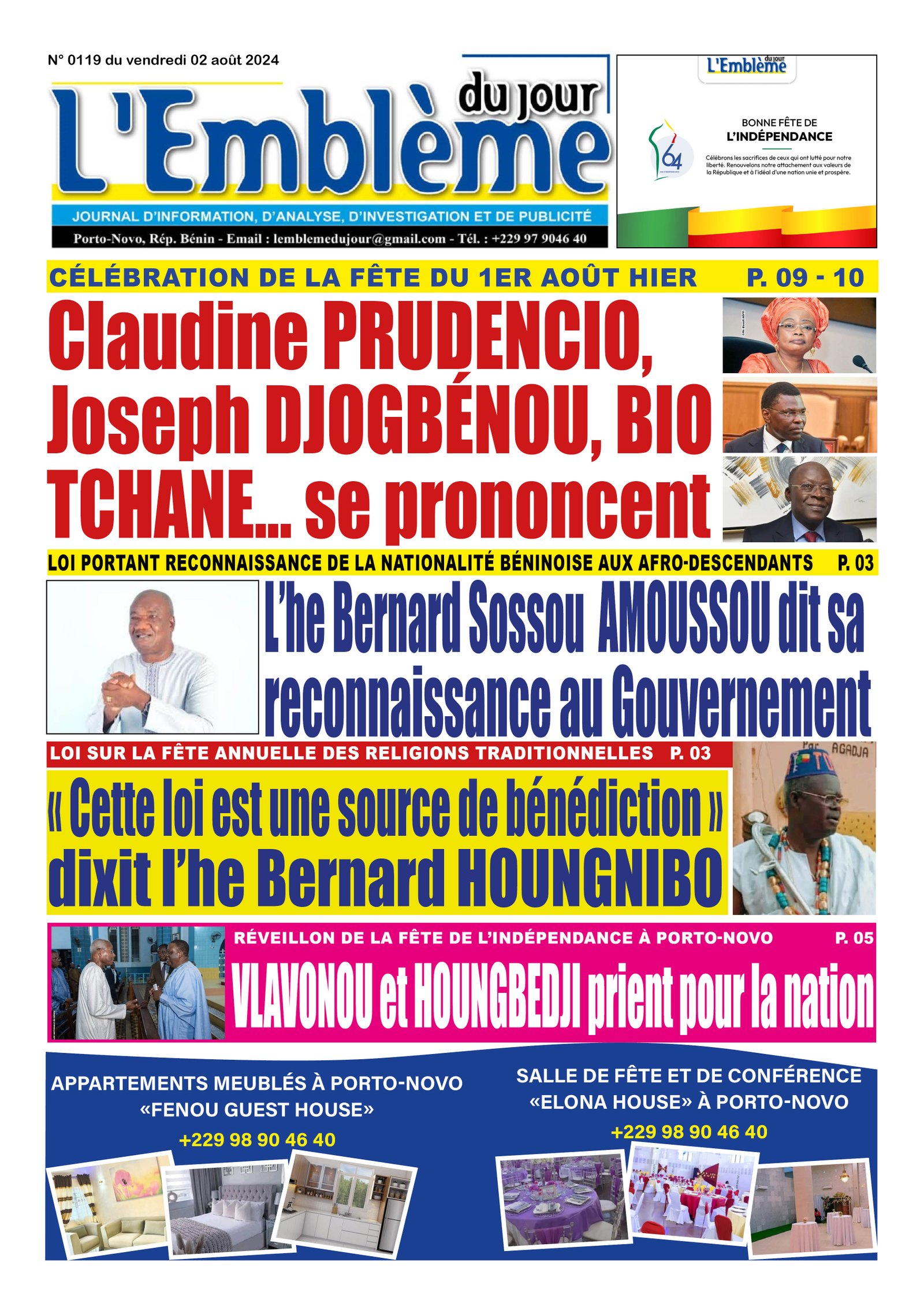 Parution du 02/08/2024