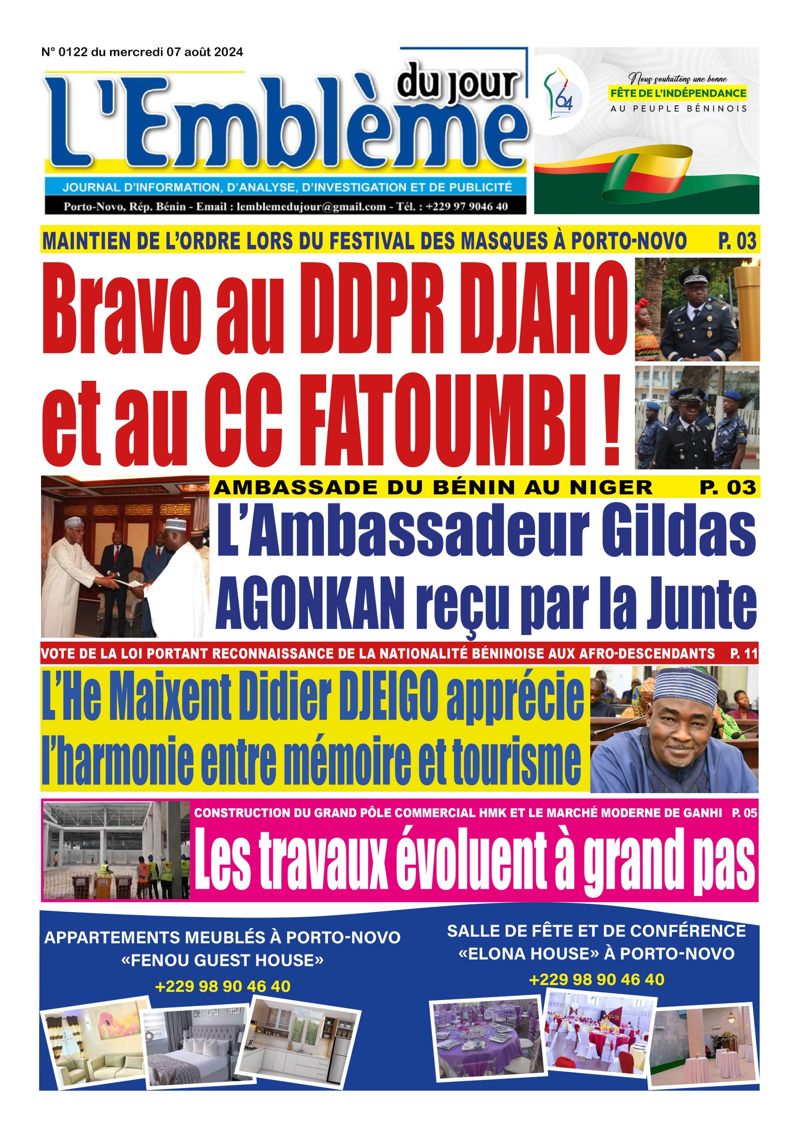 Parution du 07/08/2024