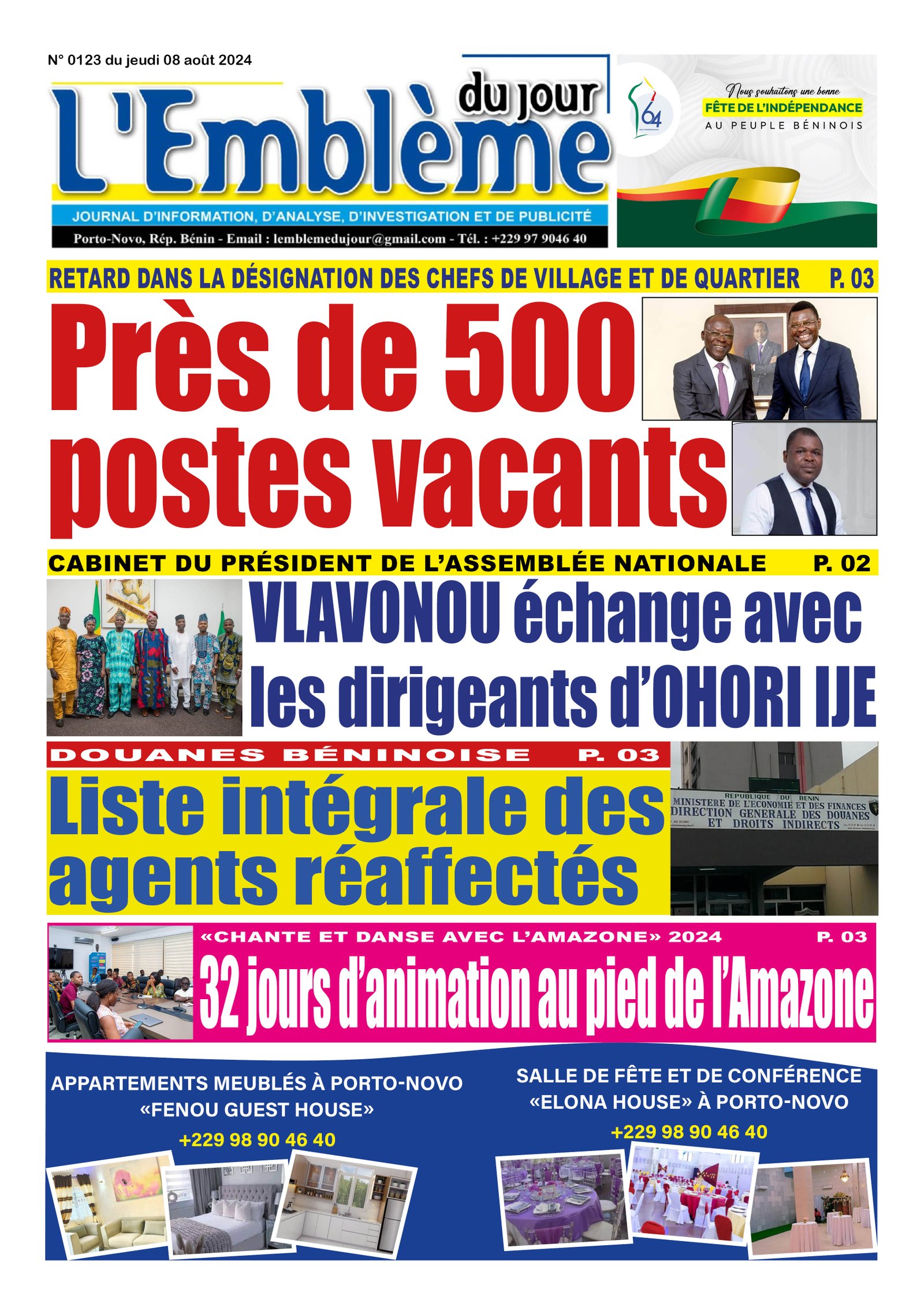 Parution du 08/08/2024