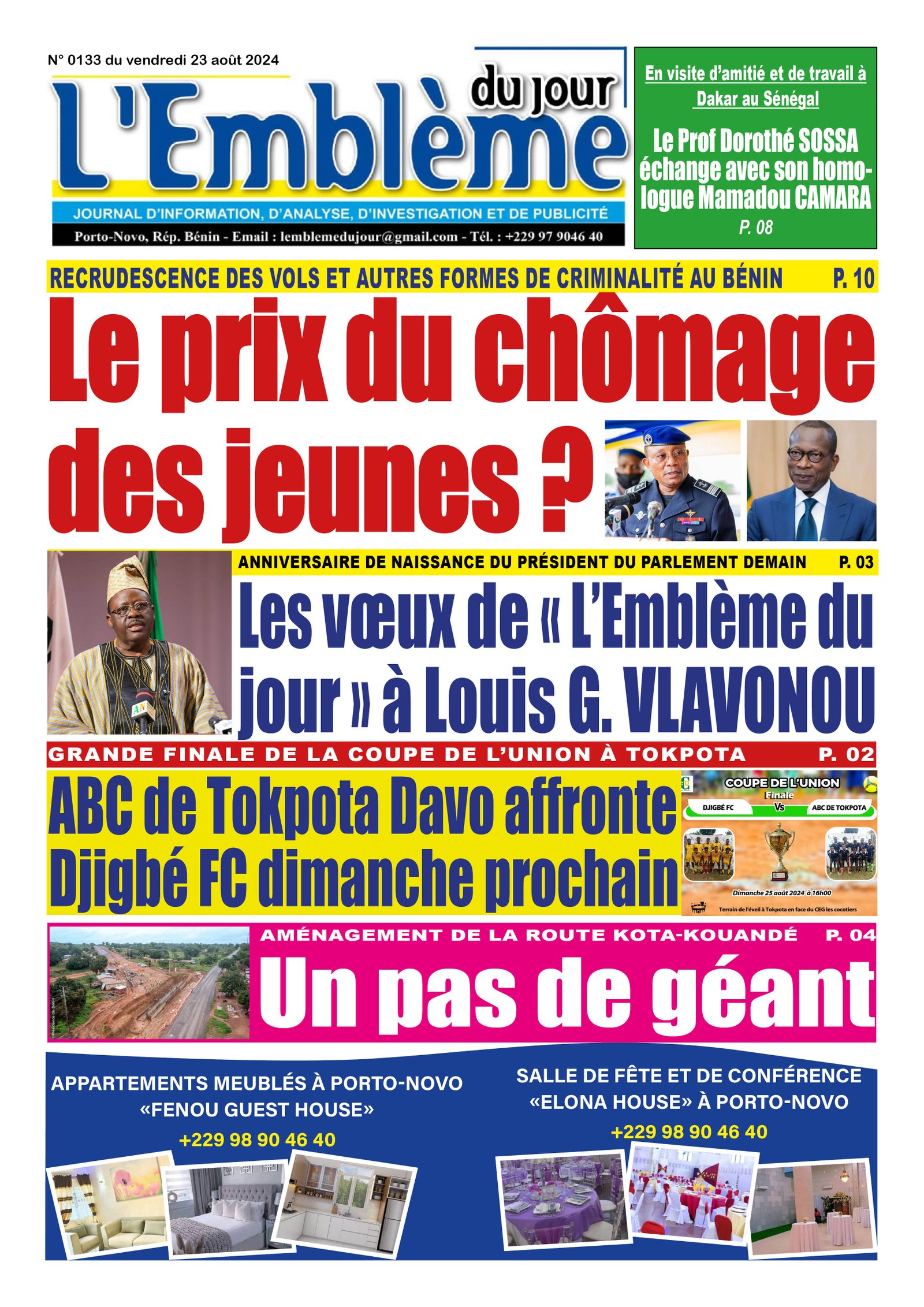 Parution du 23/08/2024